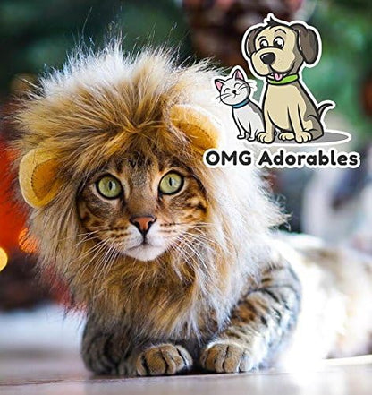 Lion Mane Costume for Cats