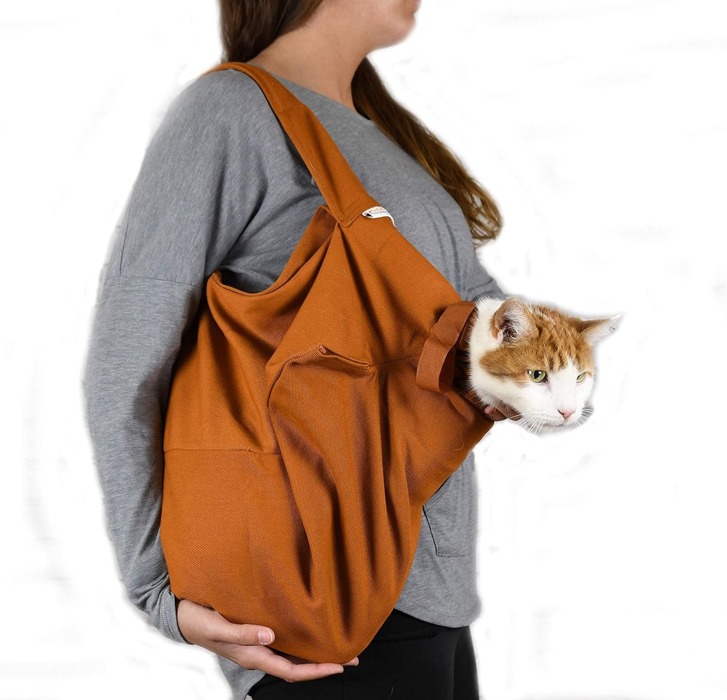 Cozy Comfort Carrier - Large Soft Red Cat Carrier and Cat Restraint Bag for Nail Trimming, Vet Visits, Medication Administration, Dental Care, and Travel