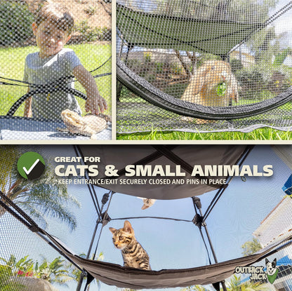 Catio Outdoor Cat Enclosure, (Kitty Katio) for Indoor Cat or Multiple Cats - Portable Cat Tent, Outdoor Cat Tent Play Tent for Cat, Outdoor Cat Catio, outside Cat Enclosure, Cat House